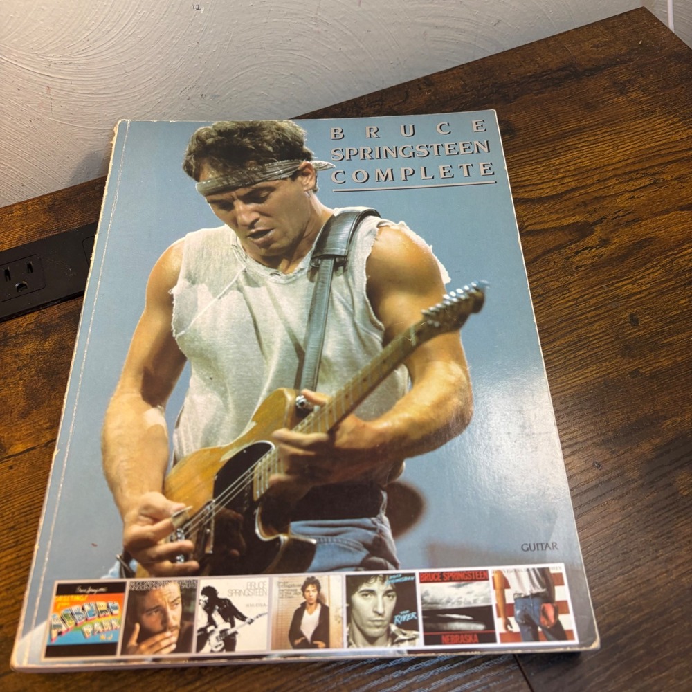 Bruce Springsteen Complete Guitar Songbook 1986 Sheet Music Lyrics 76 Songs